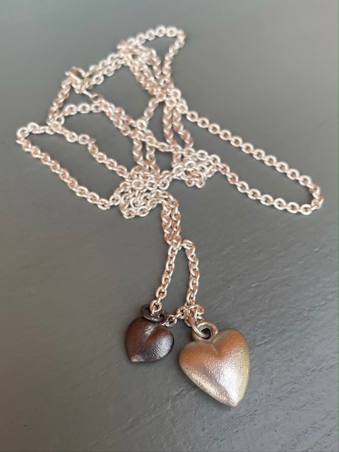 By C Jewellery heart necklaces